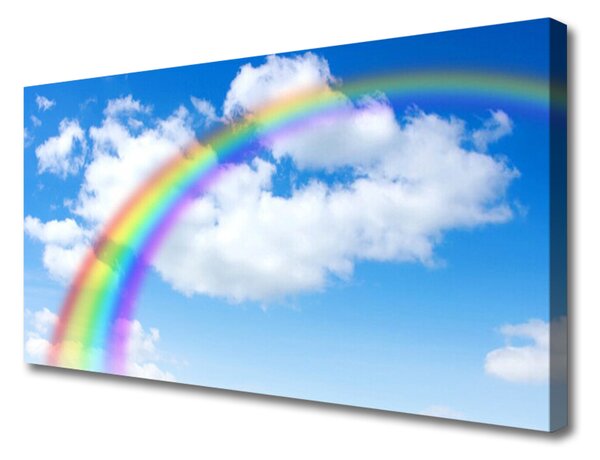 Obraz na plátne Dúha nebo mraky príroda 100x50 cm