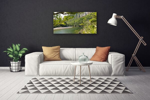 Obraz na plátne Jazero príroda 100x50 cm