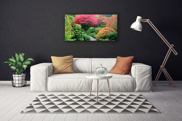 Obraz na plátne Záhrada kvetina strom príroda 100x50 cm