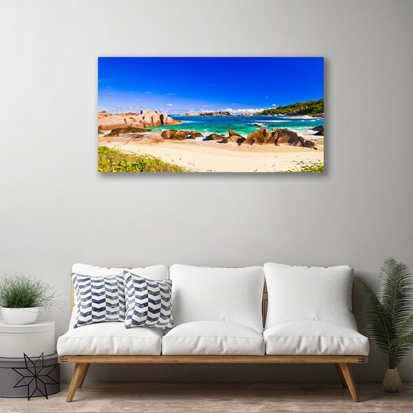 Obraz na plátne Pláž more príroda 100x50 cm