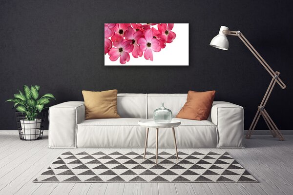 Obraz na plátne Kvety 100x50 cm