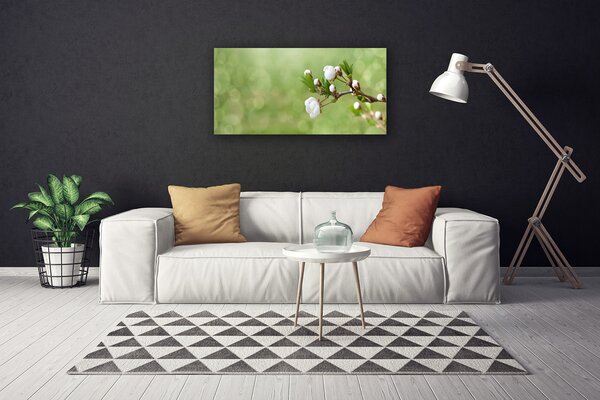 Obraz na plátne Kvety 100x50 cm