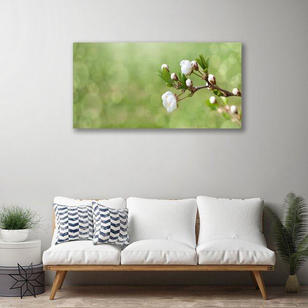 Obraz na plátne Kvety 100x50 cm