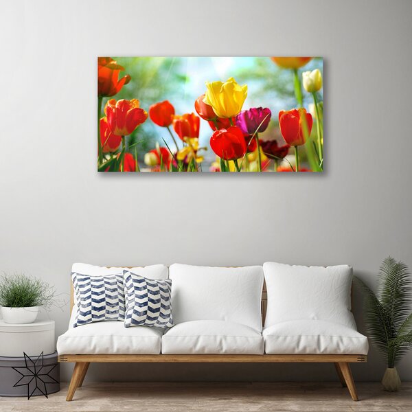Obraz na plátne Kvet 100x50 cm