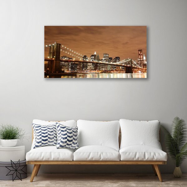 Obraz na plátne Most mesto architektúra 100x50 cm