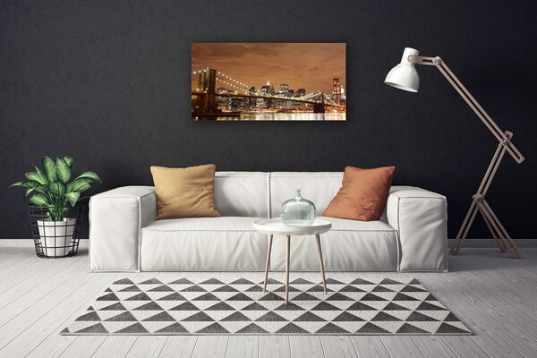 Obraz na plátne Most mesto architektúra 100x50 cm