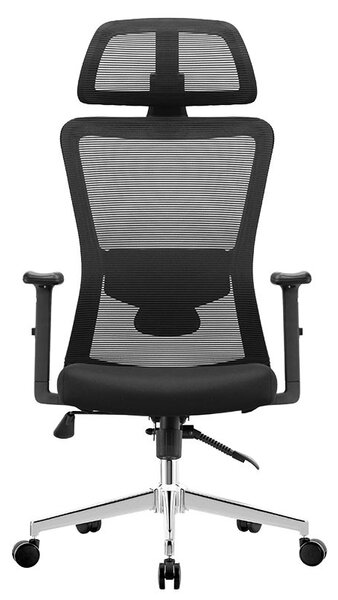 Kancelárska ergonomická stolička Neoseat LORELI — čierna, nosnosť 150 kg