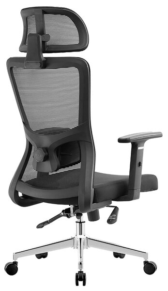 Kancelárska ergonomická stolička Neoseat LORELI — čierna, nosnosť 150 kg