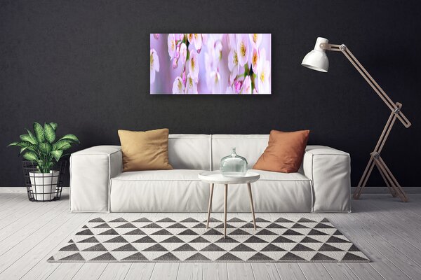 Obraz na plátne Kvety 100x50 cm