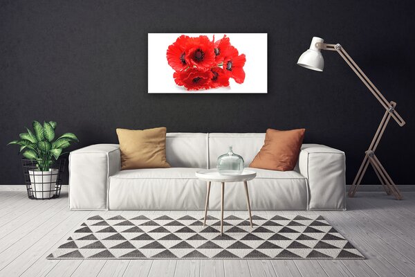 Obraz na plátne Kvety 100x50 cm