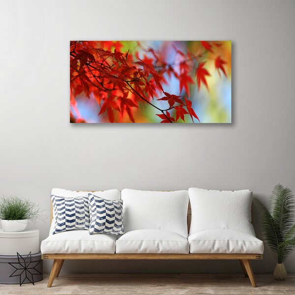 Obraz na plátne Listy príroda 100x50 cm