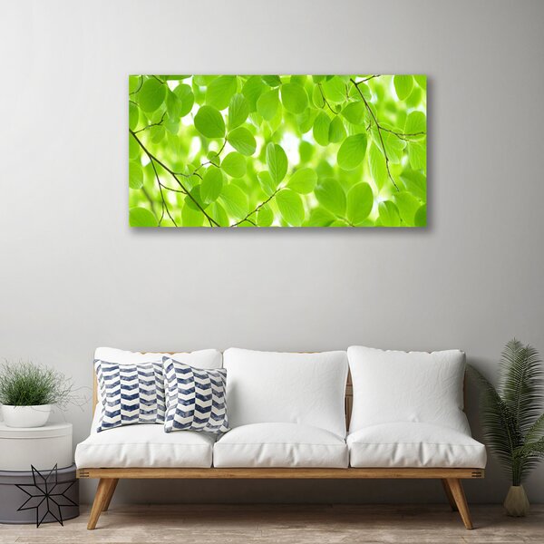 Obraz na plátne Listy príroda 100x50 cm