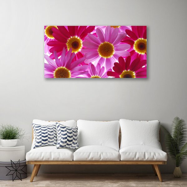 Obraz na plátne Kvety 100x50 cm