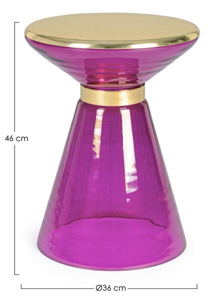 MERIEL LILAC konferenčný stolík D36cm