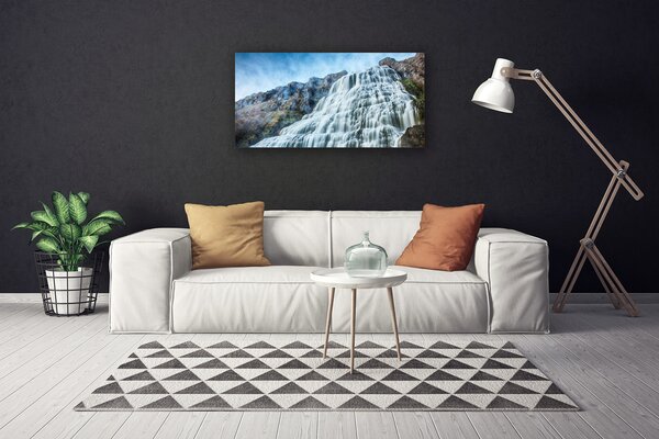 Obraz na plátne Vodopád príroda 100x50 cm