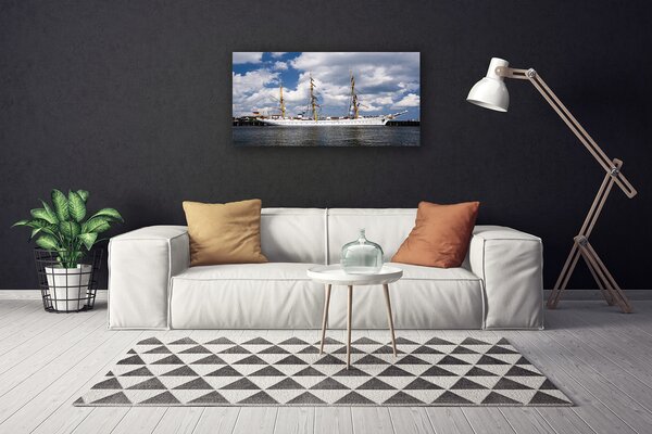 Obraz na plátne Loďka voda príroda 100x50 cm
