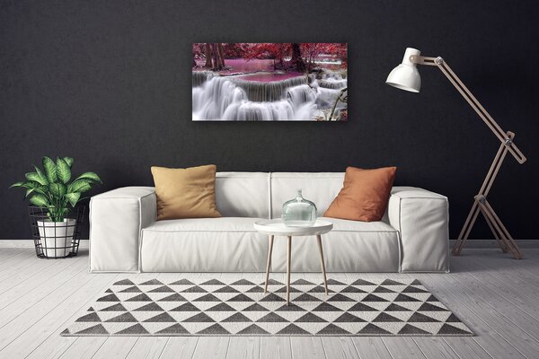 Obraz na plátne Vodopád góry príroda 100x50 cm