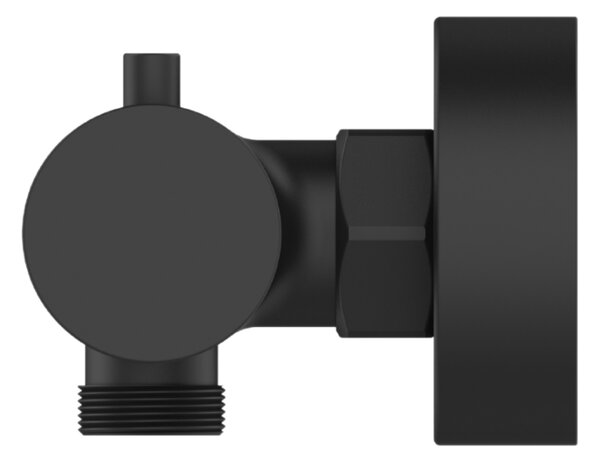 Invena Termora, termostatická sprchová batéria, čierna matná, INV-BT-N1-004-V