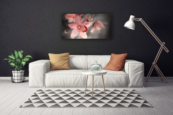 Obraz na plátne Kvety 100x50 cm