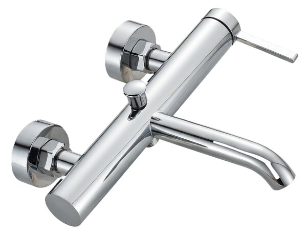 Invena Dropia, nástenná vaňová batéria, chrómová, INV-BW-15-001-J