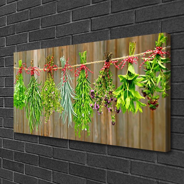 Obraz Canvas Sušené byliny listy príroda 100x50 cm