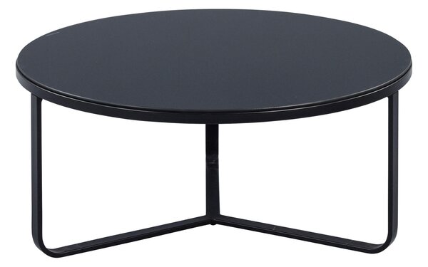 KONFERENČNÝ STOLÍK, čierna, kov, 80/80/35 cm Xora - Stolíky do obývačky, Online Only
