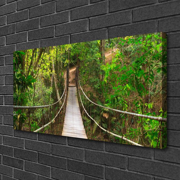 Obraz Canvas Most džungľa tropický les 100x50 cm