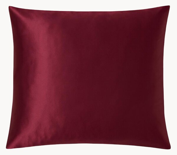 Hodvábna obliečka na vankúš Burgundy