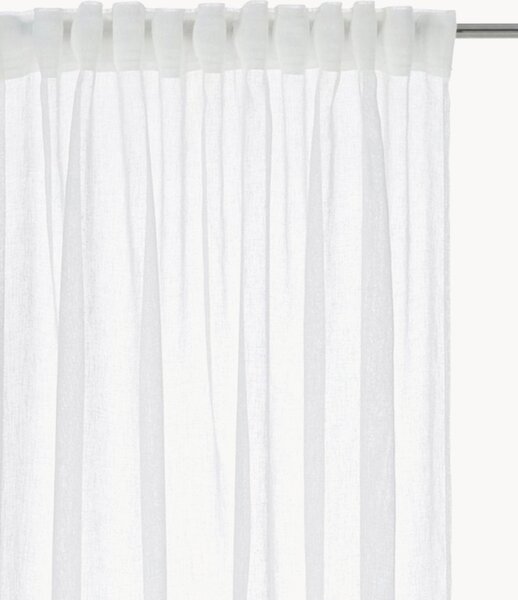 Polopriehľadné závesy's multifunkčnou páskou Mila, 2 ks, Š 137 cm