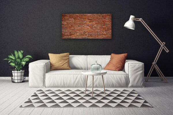 Obraz Canvas Tehlová múr tehly 100x50 cm