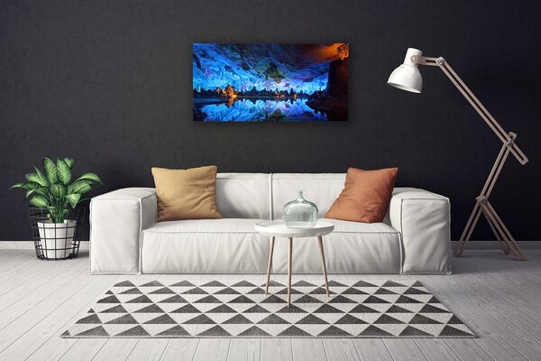 Obraz Canvas Jaskyňa svetlo ľadovec 100x50 cm