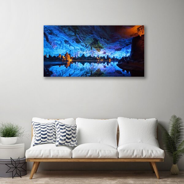 Obraz Canvas Jaskyňa svetlo ľadovec 100x50 cm