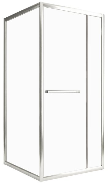 Novoterm Štvorcový sprchový kút NV-Heidi CHR SQ 80x80 chróm/transparent - bez vaničky