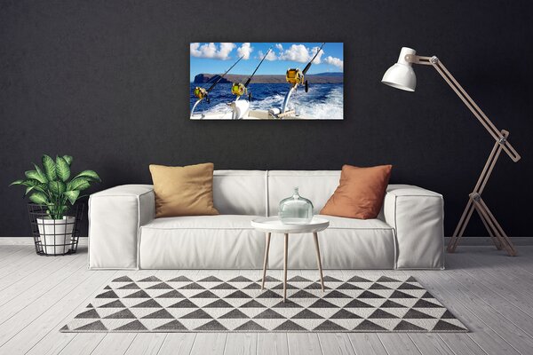 Obraz Canvas Rybárčenie more príroda 100x50 cm