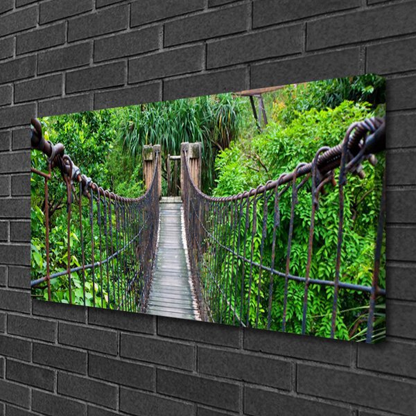 Obraz Canvas Most stromy architektúra 100x50 cm