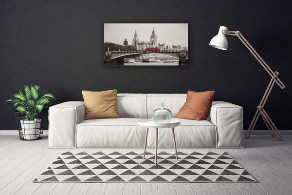 Obraz Canvas Most londýn big ben 100x50 cm