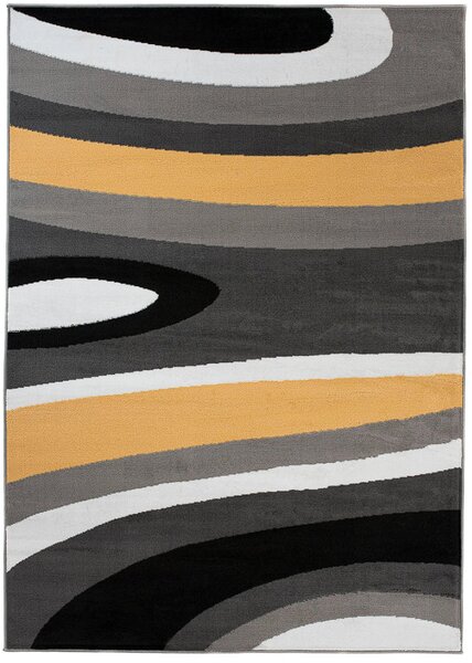 TA Koberec Z895A DARK GRAY MAYA PP EYM Žltý Obdĺžnikový Rozmer: 80x150 cm