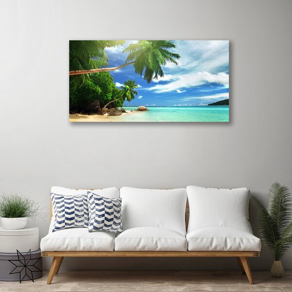 Obraz Canvas Palma pláž more krajina 100x50 cm
