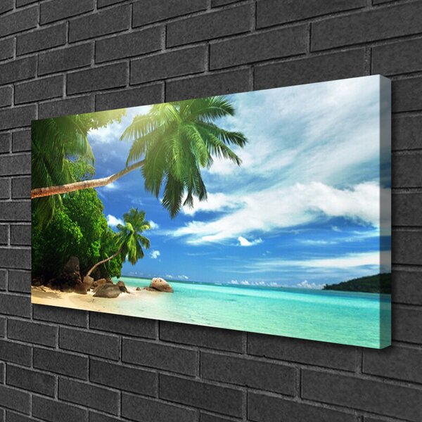 Obraz Canvas Palma pláž more krajina 100x50 cm