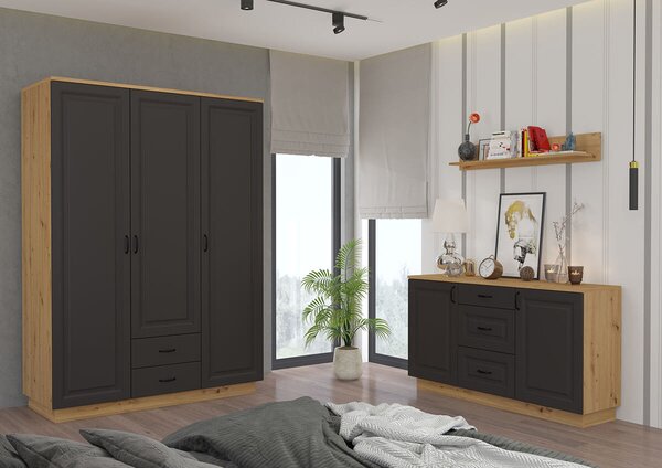 Komoda FLAWIA 150 2D3S grafit