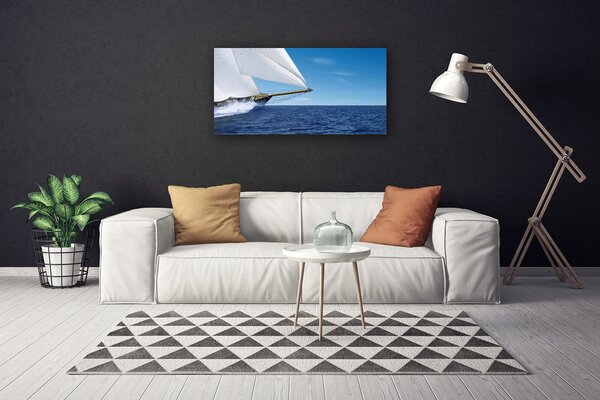 Obraz Canvas Loďka more príroda 100x50 cm