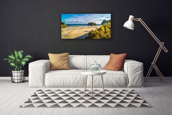 Obraz Canvas Pláž kamene krajina 100x50 cm