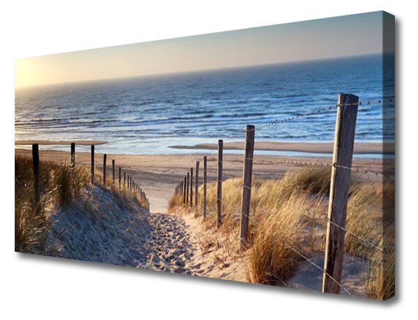 Obraz Canvas Pláž chodník krajina 125x50 cm