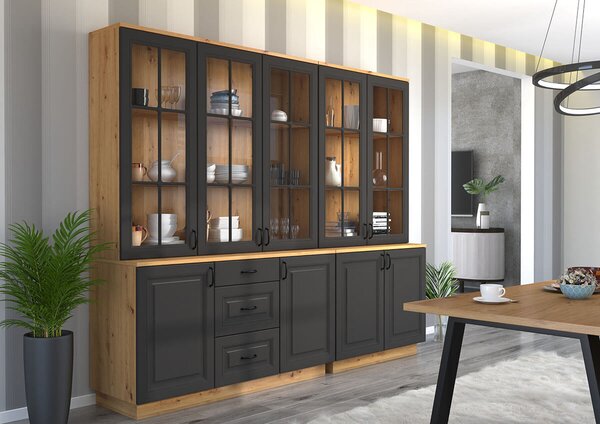 Komoda FLAWIA 150 2D3S grafit