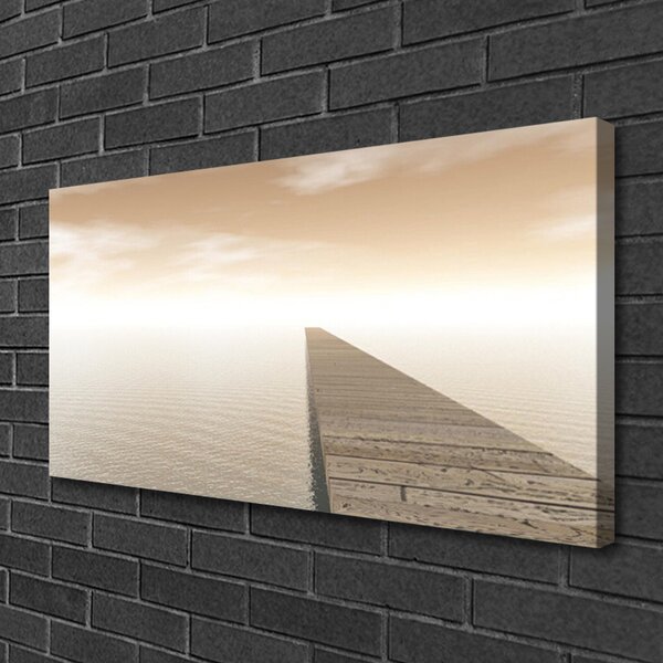 Obraz Canvas More mólo architektúra 100x50 cm