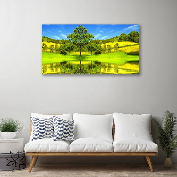 Obraz Canvas Lúka strom príroda 100x50 cm