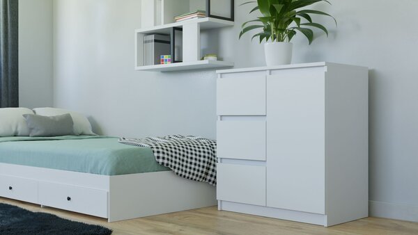 Komoda MALAGA 1D3S Biela