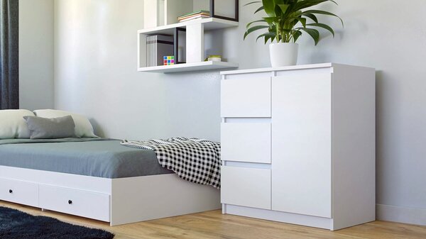 Komoda MALAGA 1D3S Biela