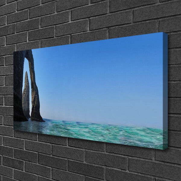 Obraz Canvas Skala more príroda 100x50 cm