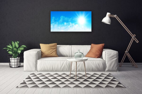 Obraz Canvas Slnko nebo krajina 100x50 cm